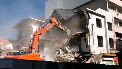 长汀县“红色小上海”旧址保护提升项目二期拆除工作有序推进